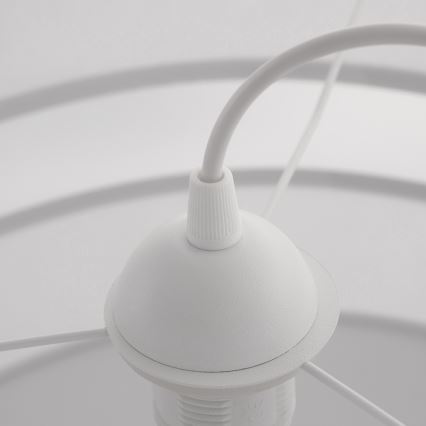 Chandelier on a string CORAL 1xE27/60W/230V white