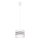Chandelier on a string CORAL 1xE27/60W/230V white