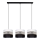 Chandelier on a string CORAL 3xE27/60W/230V black/white