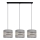 Chandelier on a string CORAL 3xE27/60W/230V grey