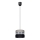 Chandelier on a string CORAL S 1xE27/60W/230V black and grey