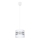 Chandelier on a string CORAL S 1xE27/60W/230V white