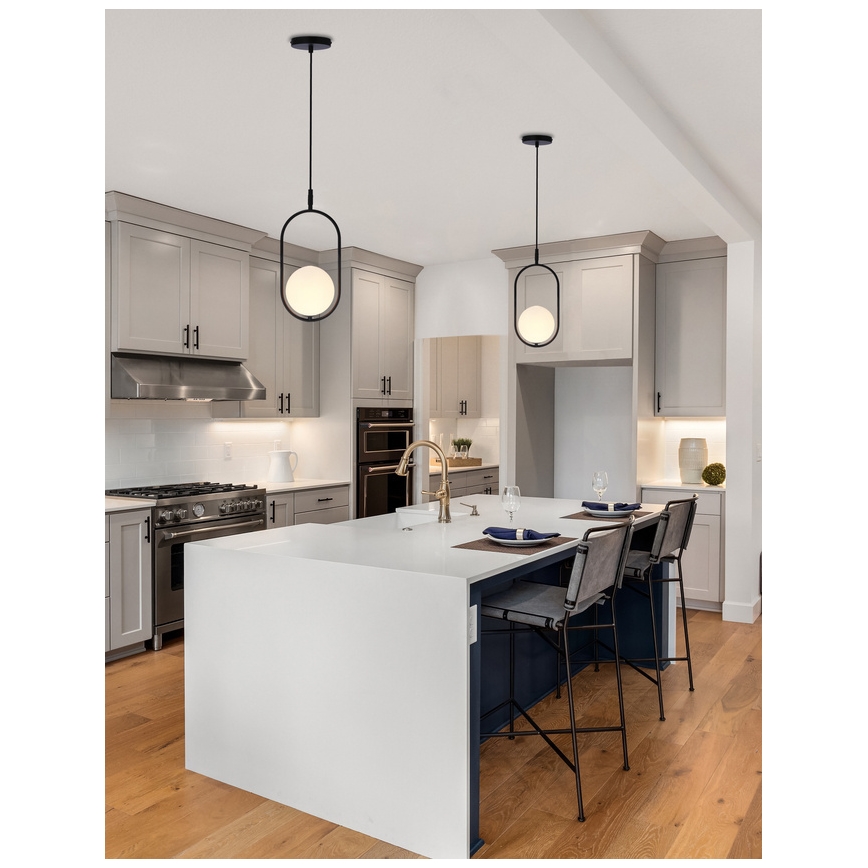 Chandelier on a string CORDEL 1xG9/28W/230V black