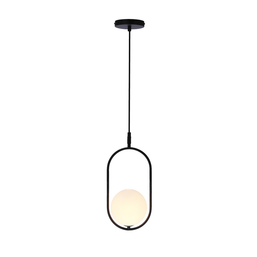 Chandelier on a string CORDEL 1xG9/28W/230V black