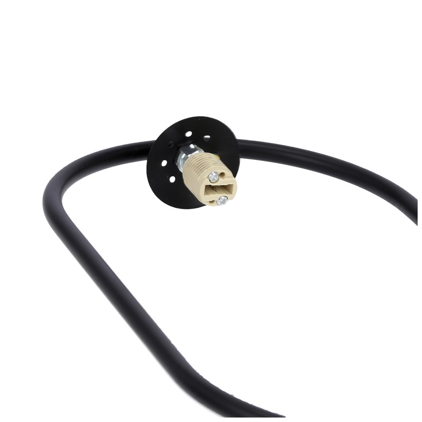 Chandelier on a string CORDEL 1xG9/28W/230V black