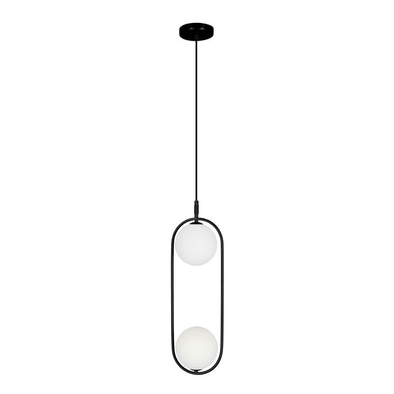 Chandelier on a string CORDEL 2xG9/28W/230V black
