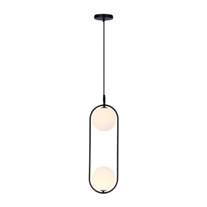 Chandelier on a string CORDEL 2xG9/28W/230V black