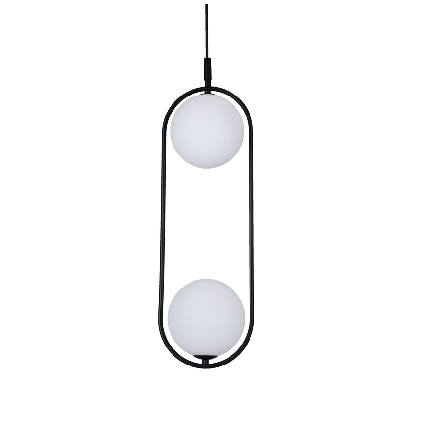 Chandelier on a string CORDEL 2xG9/28W/230V black