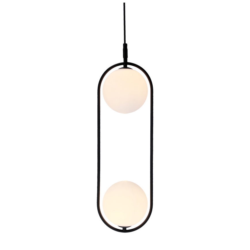 Chandelier on a string CORDEL 2xG9/28W/230V black