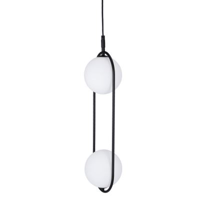 Chandelier on a string CORDEL 2xG9/28W/230V black