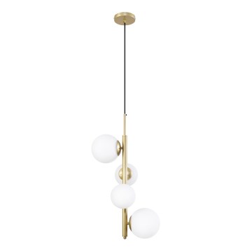 Chandelier on a string CORDEL 4xG9/20W/230V golden