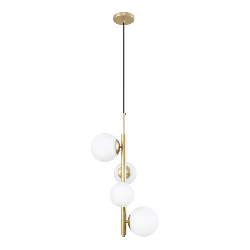 Chandelier on a string CORDEL 4xG9/20W/230V golden
