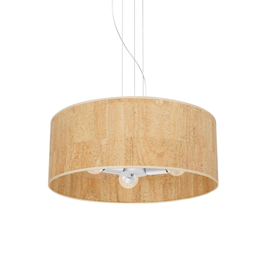 Chandelier on a string CORK 3xE27/60W/230V