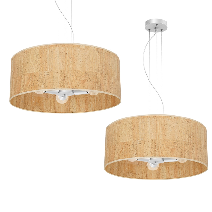 Chandelier on a string CORK 3xE27/60W/230V