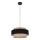 Chandelier on a string CORSA 1xE27/60W/230V black/beige