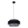 Chandelier on a string CORSA 1xE27/60W/230V black/grey
