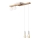 Chandelier on a string CORTINA 2xE27/15W/230V + 2xG9/5W/230V white/oak