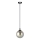 Chandelier on a string COSMO 1xE14/10W/230V d. 14 cm black/grey