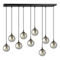 Chandelier on a string COSMO 9xE14/10W/230V black/grey