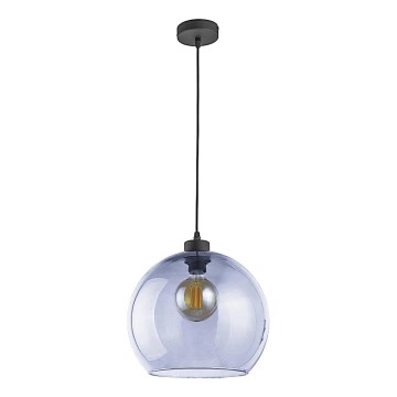 Chandelier on a string CUBUS 1xE27/60W/230V blue