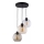 Chandelier on a string CUBUS 3xE27/60W/230V
