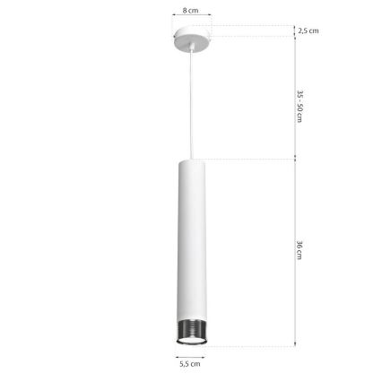 Chandelier on a string DANI 1xGU10/8W/230V