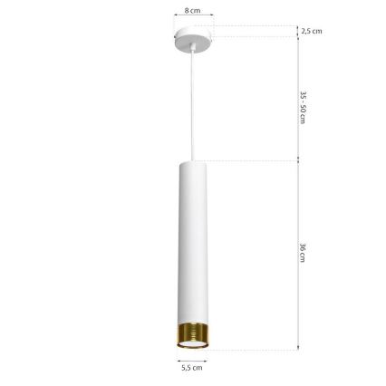 Chandelier on a string DANI 1xGU10/8W/230V