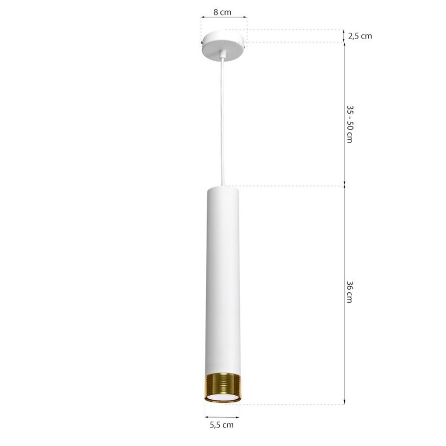 Chandelier on a string DANI 1xGU10/8W/230V