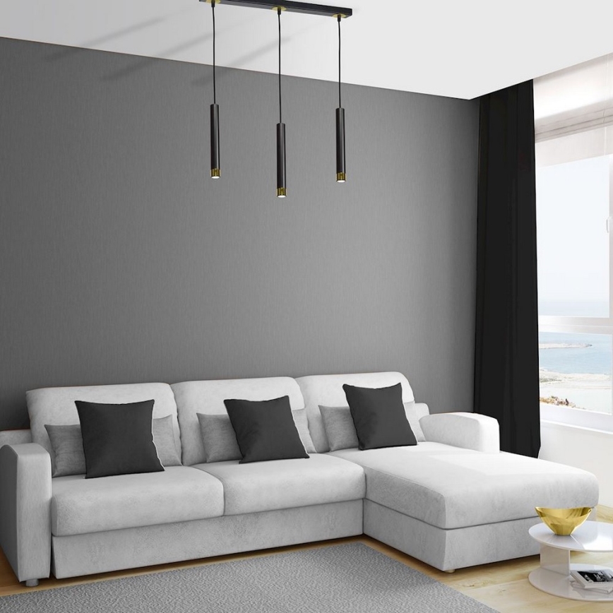 Chandelier on a string DANI 3xGU10/8W/230V