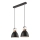Chandelier on a string DANIELLE 2xE27/60W/230V beech - FSC certified