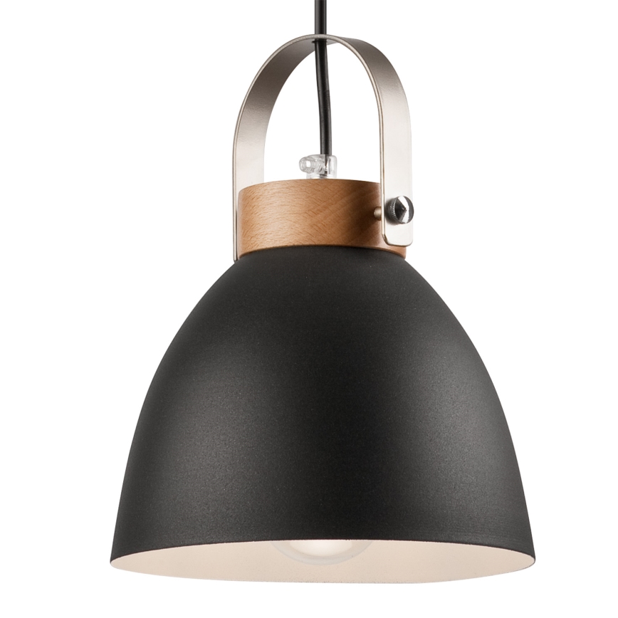 Chandelier on a string DANIELLE 2xE27/60W/230V beech - FSC certified