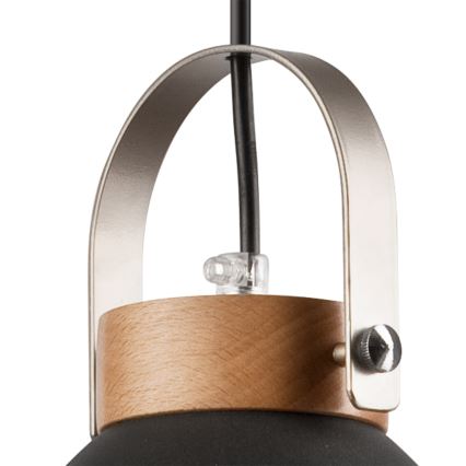 Chandelier on a string DANIELLE 2xE27/60W/230V beech - FSC certified