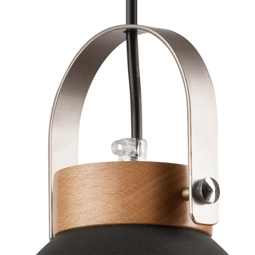 Chandelier on a string DANIELLE 2xE27/60W/230V beech - FSC certified