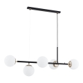 Chandelier on a string DANSA 5xE14/10W/230V black/gold