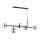 Chandelier on a string DANSA 5xE14/10W/230V brass/black