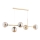 Chandelier on a string DANSA 5xE14/10W/230V gold