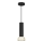 Chandelier on a string DANTE 1xGU10/25W/230V black/gold