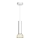 Chandelier on a string DANTE 1xGU10/25W/230V white/gold