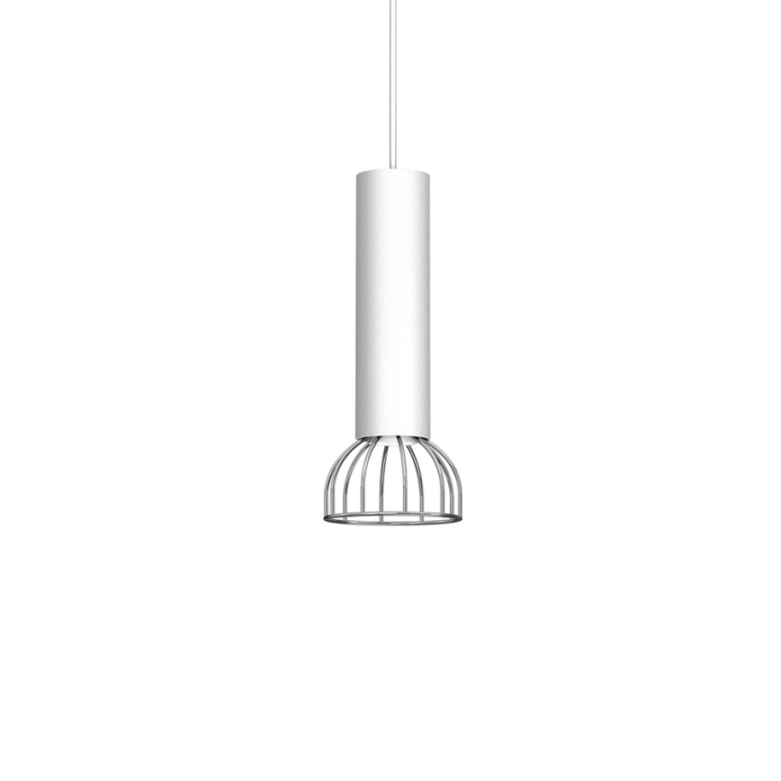 Chandelier on a string DANTE 1xGU10/25W/230V white/shiny chrome