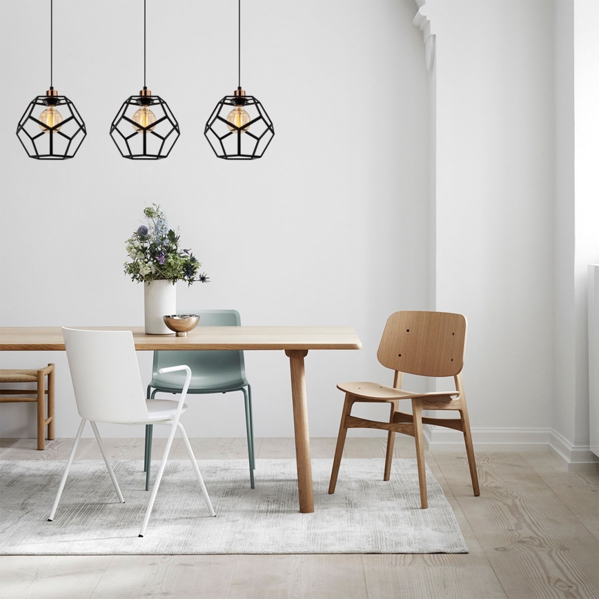Chandelier on a string DEGIRMEN 3xE27/100W/230V