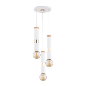 Chandelier on a string DEKOR 3xE27/60W/230V