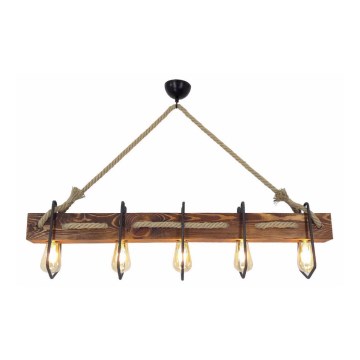Chandelier on a string DEMIR 5xE27/40W/230V