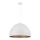 Chandelier on a string DIAMENT 1xE27/60W/230V d. 50 cm white/copper