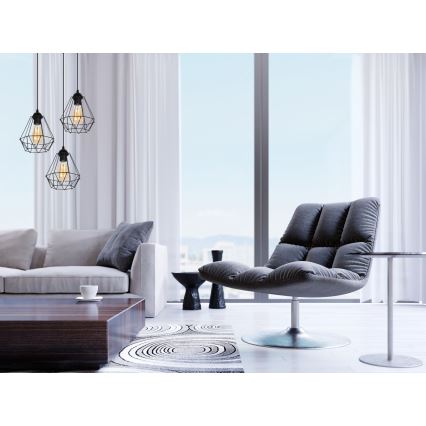 Chandelier on a string DIAMENT 3xE27/60W/230V