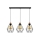 Chandelier on a string DIAMENT 3xE27/60W/230V oak