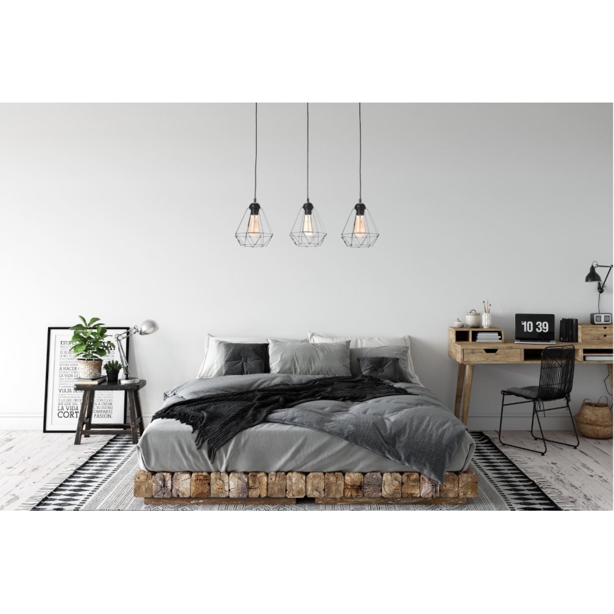 Chandelier on a string DIAMENT MINI 3xE27/60W/230V