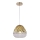 Chandelier on a string DIAMOND 1xE27/11W/230V golden