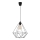 Chandelier on a string DIAMOND 1xE27/60W/230V black