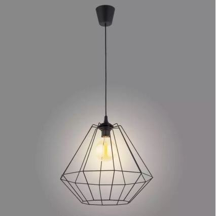 Chandelier on a string DIAMOND 1xE27/60W/230V