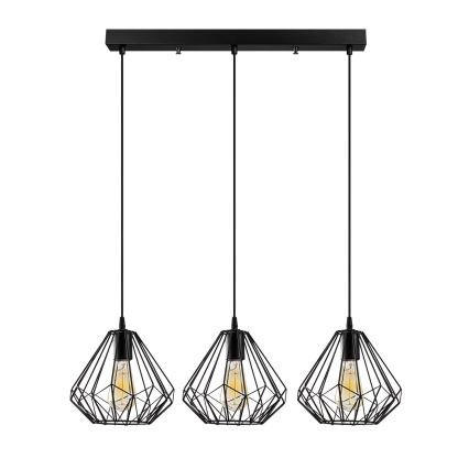 Chandelier on a string DIAMOND 3xE27/100W/230V